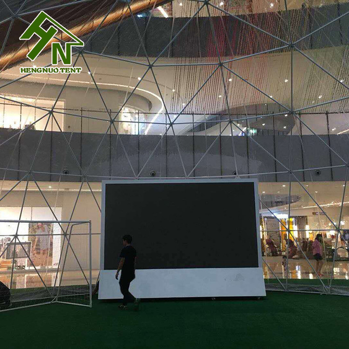 14m Transparent PVC Igloo Geodesic Dome Tent For Big Party Exhibition