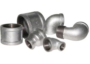 Wholesale GI Plumbing 1/2 Npt Malleable Iron Pipe Fittings Gas Pipe Elbow High Hardness ANSI Standard from china suppliers
