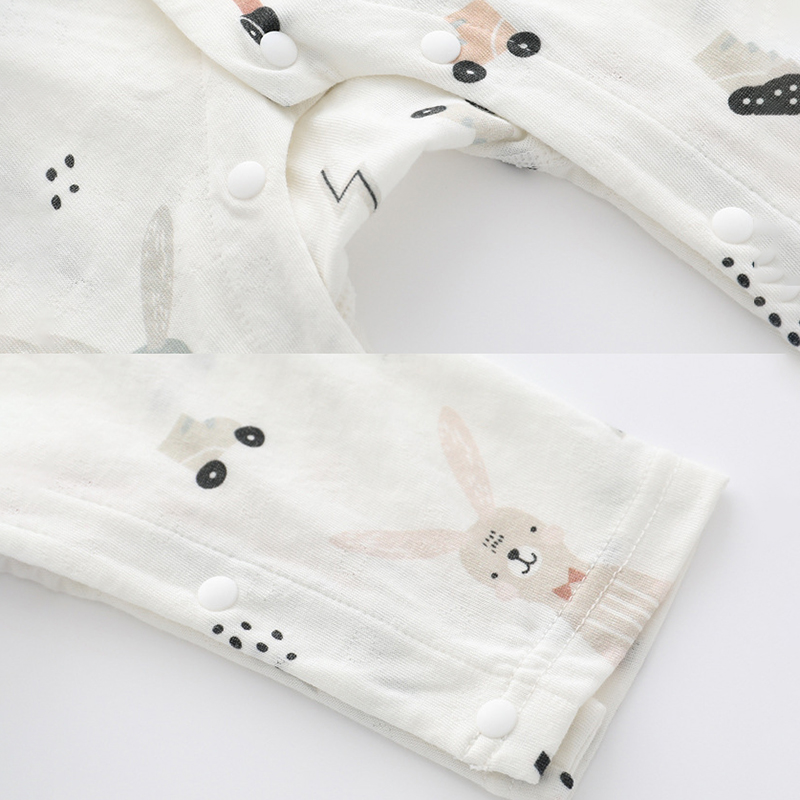 In Stock 2023 Newborn Printing bamboo Baby Romper Custom Unisex Baby Bodysuits