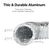 Buy cheap Customized Flexible Aluminum Air Duct 6 Inches X 10 Feet Fire Resistant from wholesalers