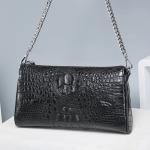 Genuine Alligator Leather Female Flap Bag Lady Small Purse Authentic Crocodile