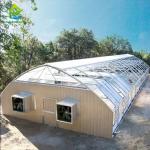 PE Film 220V Auto Light Deprivation Greenhouse 100% Blackout High Tunnel