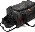 Overnight Water Resistant Gym Bag With Shoe Compartment 22L