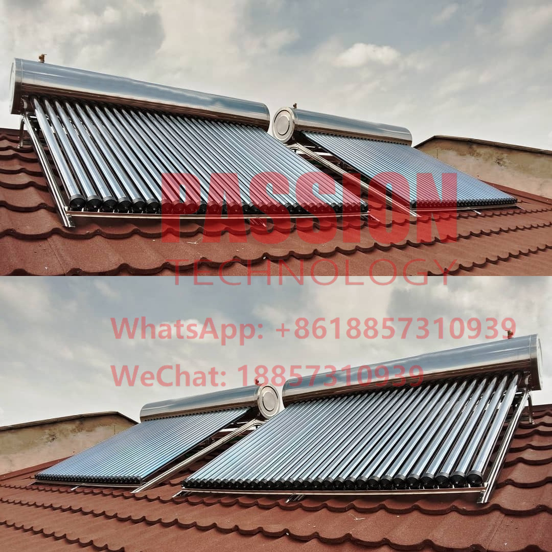 300L Enamel Inner Tank Solar Water Heater 200L Pressure Solar Heating Collector