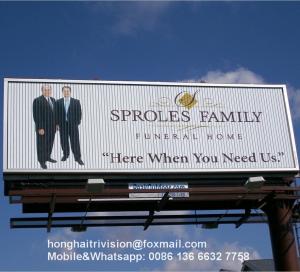 Wholesale Wall Mount Custom Deisng Outdoor Rotating Billboard from china suppliers