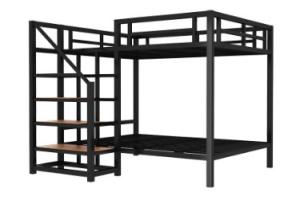Wholesale Modern Bunk Bed Kids Metal Bunk Beds School Furniture Simple Metal Bed Frame For Home Use from china suppliers