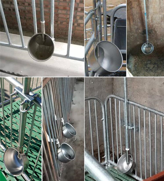 5''(13cm) 304 Stainless Steel Animal Feeding Through Pig Water Drinkers