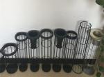 Cement Plant Filter Bag Cage Surface Spray Silicon Treatment Customized Size