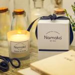 Embossed Logo Ribbon Cardboard Candle Subscription Box Luxury Gift Packaging