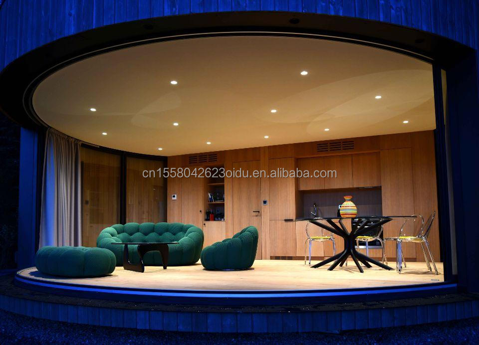 Wooden Houses EU Australian Standard Container Office Residential Circular Garden Integrated House with Various Materials