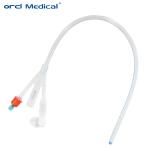 Disposable Sterile 100% Silicone Coated Foley Catheter 3 Way Standard Type Foley