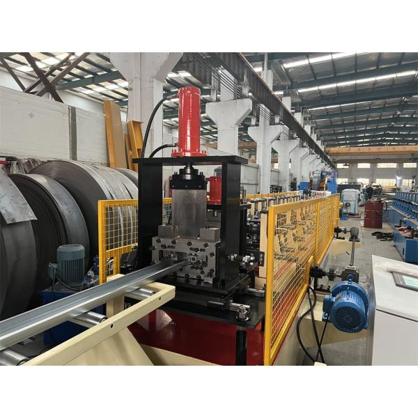 PLC Control Stud And Track Roll Forming Machine With Hydraulic Cutting 8m/Min