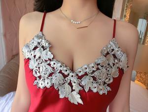 Wholesale 100%Polyester Embroidery Pajams Collar Lace Mesh Based Necklace Decoration from china suppliers