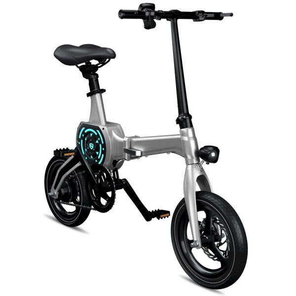14 Inch Small-sized Driving Booster Battery Folding Electric Bicycle Bike