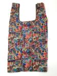 Colorful Folding Pocket Shopping Bag / Reusable Collapsible Shopping Bags