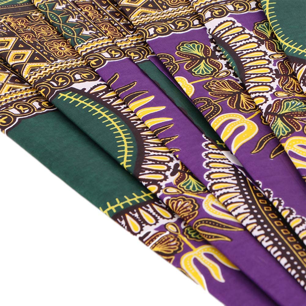 Weft Knitted African Cotton Wax Cloth Printed Cloth with Medium Weight and Wax Pattern