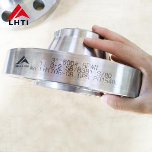 Wholesale Ti Gr5 Gr7 Titanium Weld Neck Flange ASME B16.5 Class 150 WN Flange Weld Neck Raised Face for Chemical Industry from china suppliers