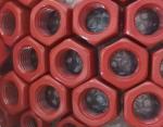 PTFE Double Ended Bolt / Carbon Steel Stud Bolts UNC Thread