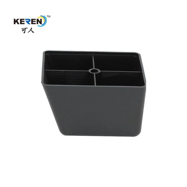 KR-P0111 Smooth Plastic Cabinet Feet , Plastic Sofa Legs Replacement Strong Load