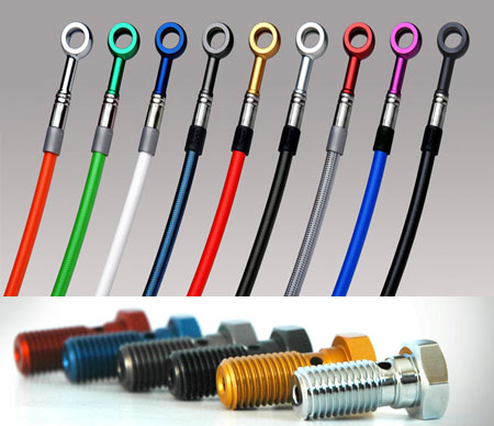 stainless steel braided flexible brake hose line