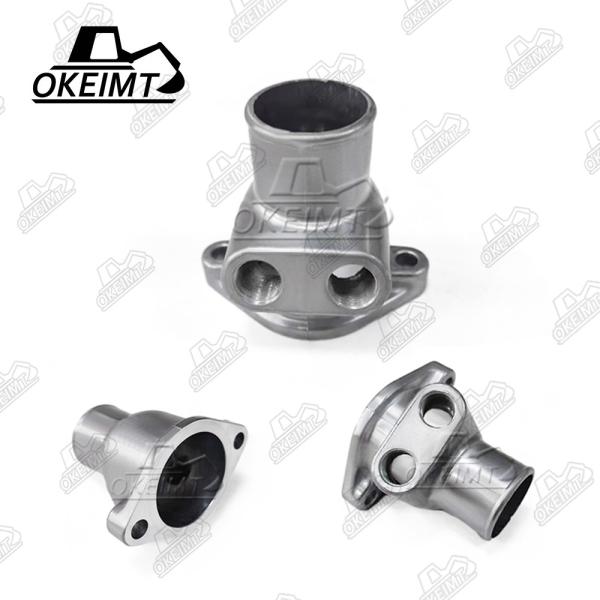 Aluminum Water Outlet Connection For 4JG1 Diesel Engine Thermostat Upper Seat