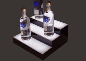 Wholesale 3 Tier Acrylic Display Rack For Champagne Beer Liquor Bottle Beverage Display from china suppliers