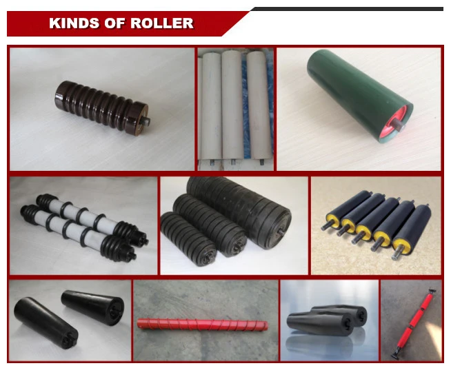 Belt Conveyor Carrier Roller with Conveyor Frame