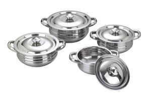 Wholesale 6pcs/8pcs pumpkin pot cookware set &amp;cooking pot/high quality stainless steel pot from china suppliers