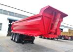 Transport Side Heavy Duty 3 Axle Dump Semi Trailer