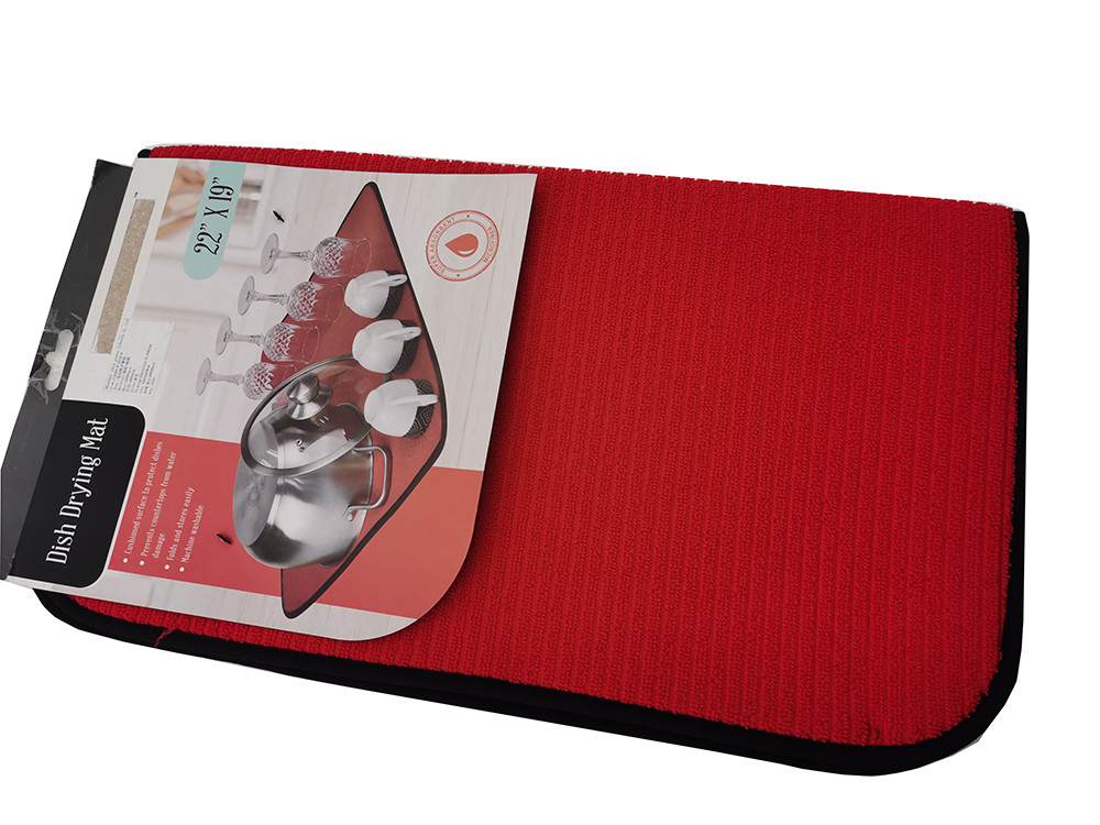 Microfiber Dish Drying Mats For Kitchen Countertop Drying Pads For Dish Absorbent