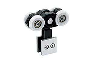 Wholesale Hanging Sliding Screen Door Rollers , Satin Or Polish Heavy Duty Sliding Door Rollers from china suppliers