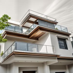 Wholesale Sturdy Aluminium Stair Balustrade Fireproof Aluminum Stair Rail from china suppliers