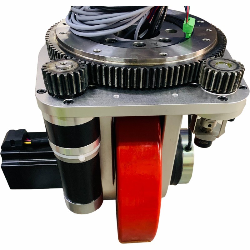 48V 750W BLDC Motor AGV Mecanum Wheel With 300mm PU Wheel