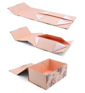 Wholesale Custom Flat Shipping Rigid Foldable Paper Gift Box For Beatuty Care​ from china suppliers