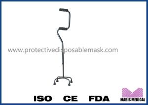 Wholesale Silver Arch Aluminum Alloy Relief Pain Four Footed Cane from china suppliers