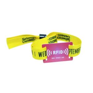 Wholesale Personalised Woven Custom RFID Wristbands Fabric NFC Wristbands For Events from china suppliers