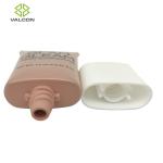 Oval Plastic Tube Cosmetic Packaging Matte Body Cap Environmentally Friendly