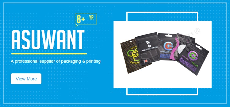 FDA Food Grade Food Packaging Bags Waterproof Plastic For Dipensary Packaging