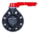 8-Inch Sanitary Pneumatic Wafer Type Welded UPVC PVC Butterfly Valve for Water