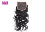 Eco Brazilian Water Wave Human Hair , 4 * 4 Lace Closure Without Chemical