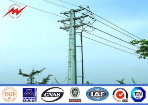 Wholesale 45 - 48m Steel Utility Poles Hot Dip Galvanized Steel Power Pole For Overhead Line from china suppliers