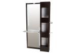 77 Inches Salon Styling Stations Single Side Mirror With Dryer Holder