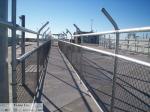 chain link wire mesh fence PVC coated