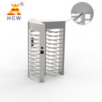 Revolving Full Height Turnstile Gate RFID 2D Readers For Pedestrian