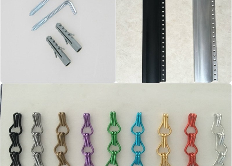 12mm hole Decorative Wire Mesh / Aluminum Chain Link Fence Plain Weave