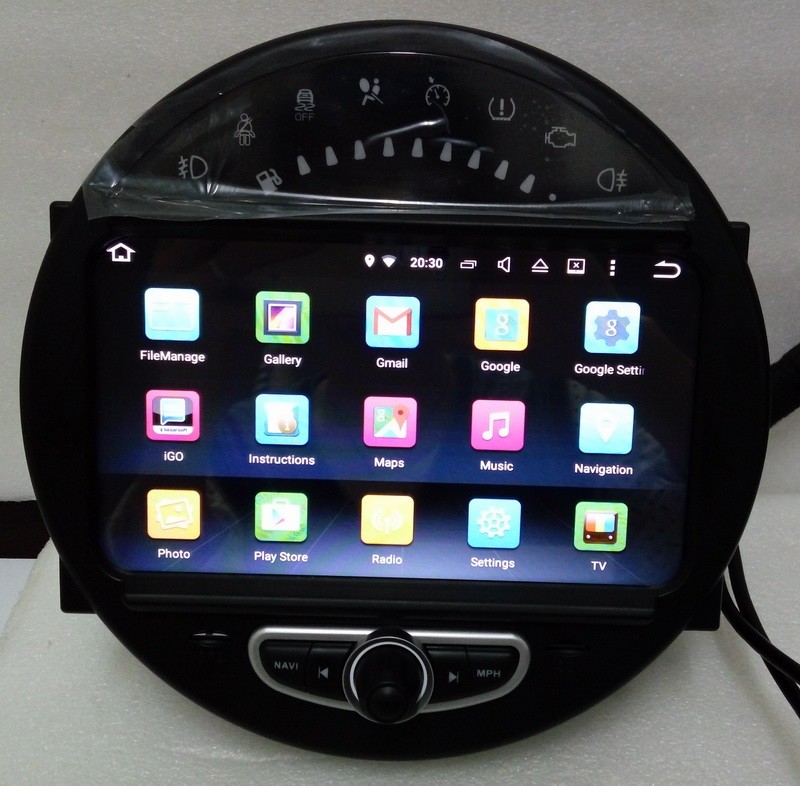 Ouchuangbo autoradio gps sat nav android 9.0 for Mini cooper 2006-2013 With USB WIFI Mini cooper 2006-2013