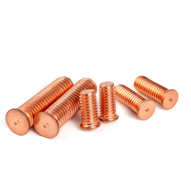 M5x16 Arc Stud Welding Grade 4.8 Thread Bolts Mill Steel Copper Plated Studs