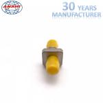Yellow ST Fiber Optic Accessories , FTTH / FTTX Fiber Optic Cable Adapter