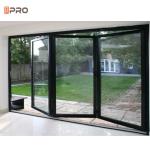 Aluminum Alloy Finished Bi Folding Door House Balcony Folding Glass Door
