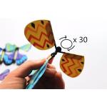 5Packs Rubber Band Flying Butterflies 0.64 Ounces Magic Surprise For Kids 4.5*3